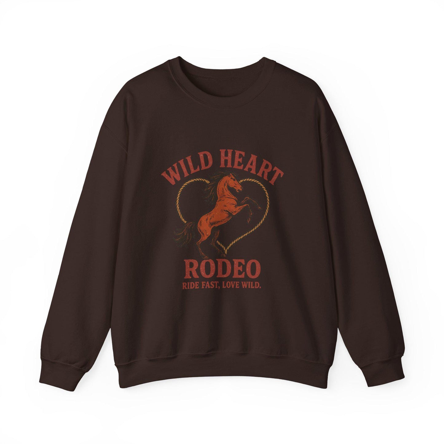 Western "Wild heart rode" horse and lasso heart png graphic INSTANT digital download for tshirt sublimation or dtf
