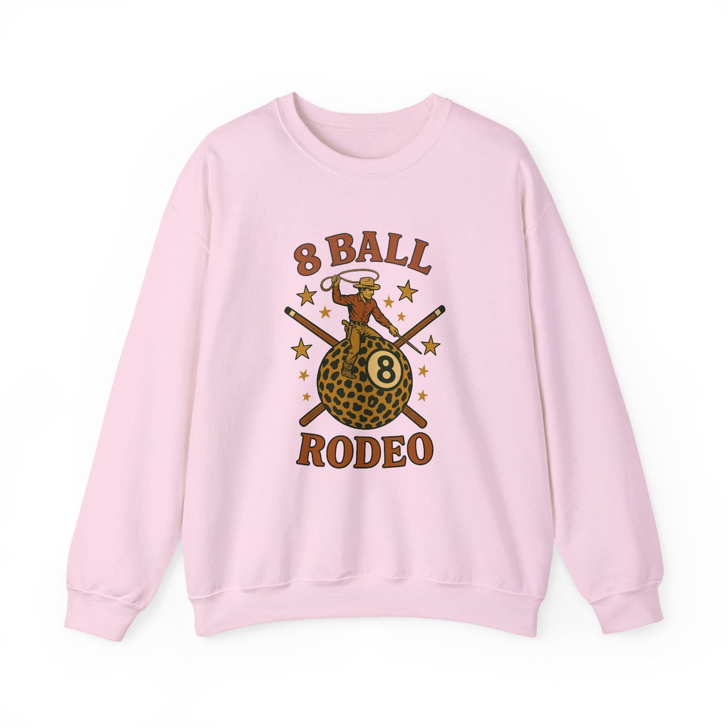 Western 8ball rodeo cowboy riding cheetah print 8ball png graphic INSTANT digital download for tshirt sublimation or dtf