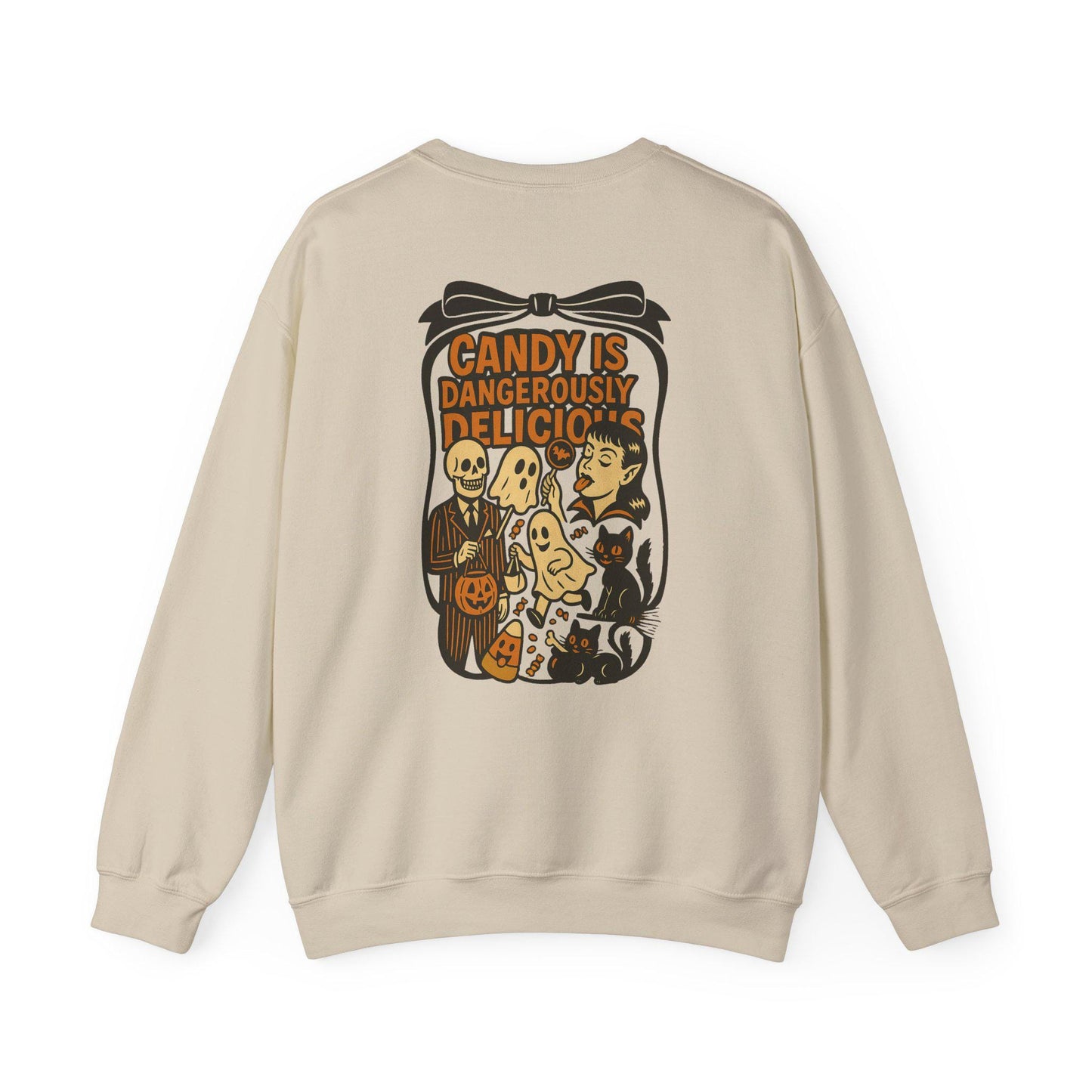 Vintage halloween vampire candy skull ghost PNG graphic with matching logo digital downloads for tshirt sublimation or dtf