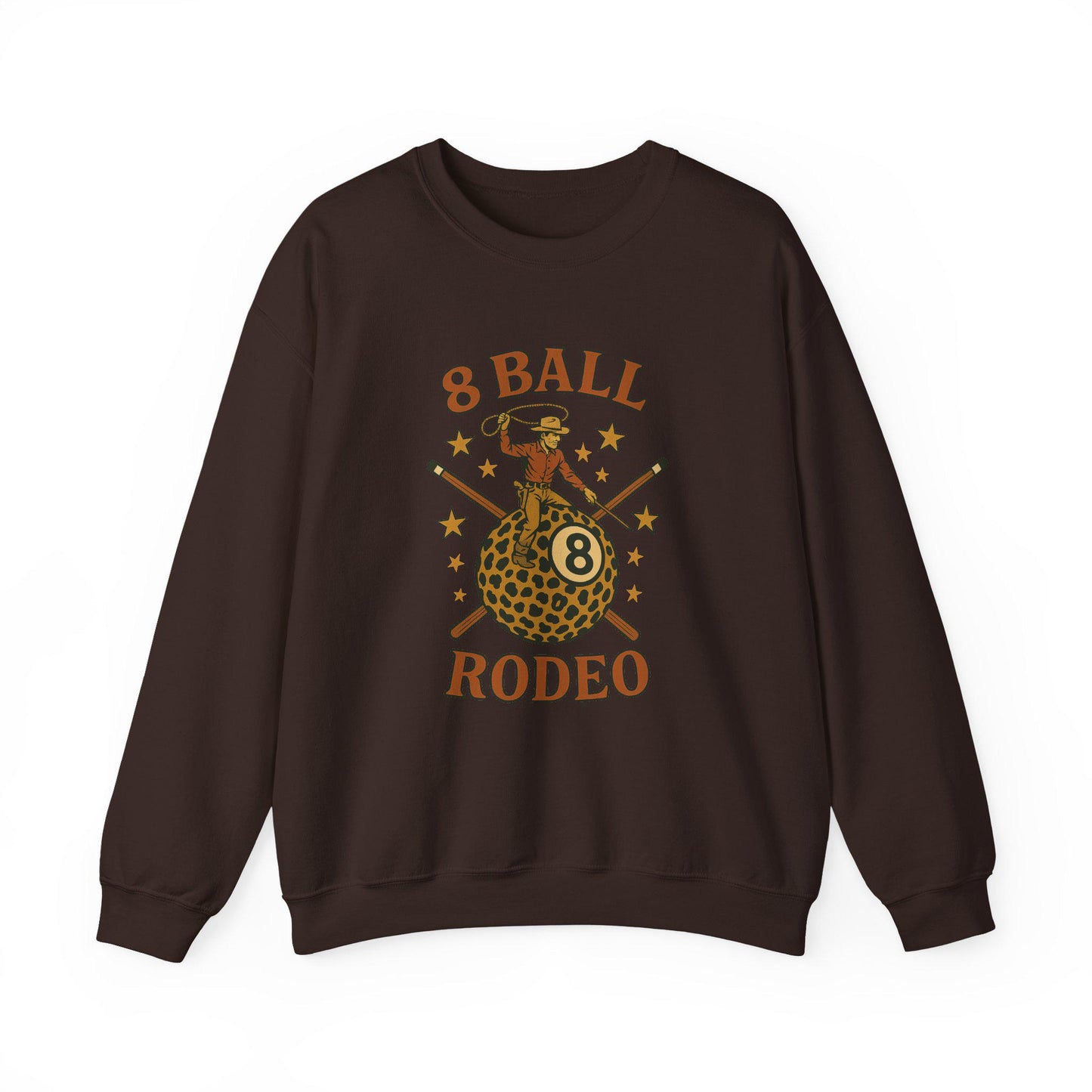 Western 8ball rodeo cowboy riding cheetah print 8ball png graphic INSTANT digital download for tshirt sublimation or dtf