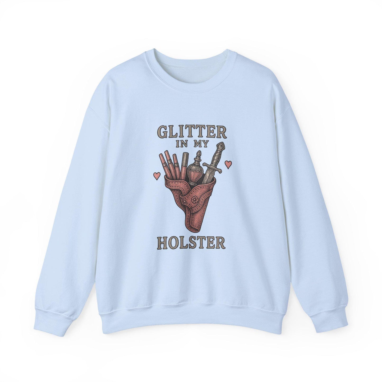 Western "glitter in my holster" PNG graphic INSTANT digital download for tshirt sublimation or dtf