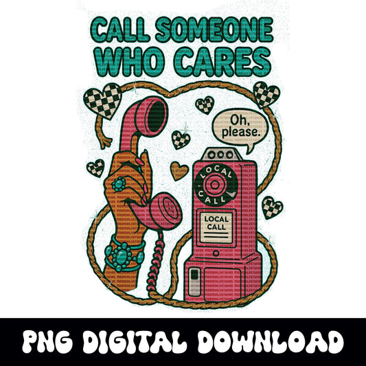 Edgy Western cowgirl vintage payphone lasso checkered heart turquoise jewelry png graphic digital download for tshirt sublimation and dtf