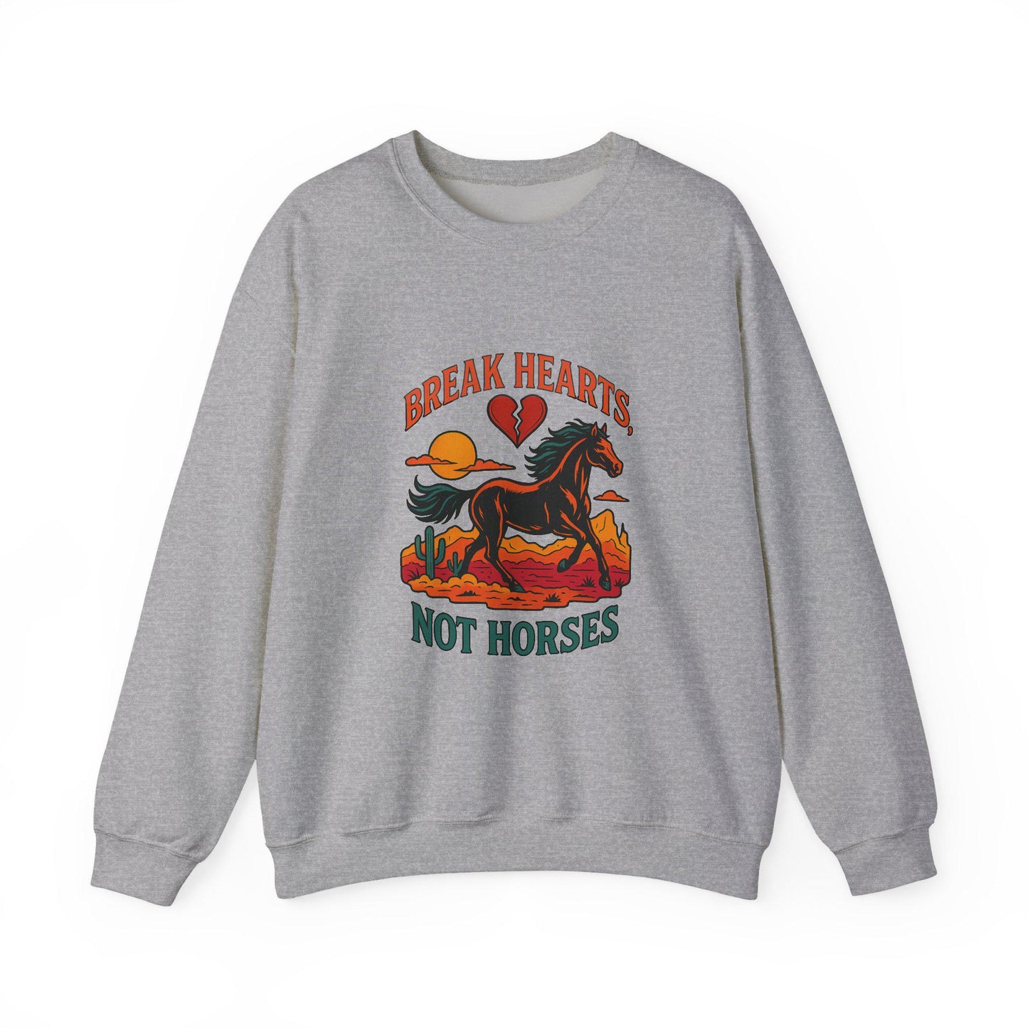 Western break hearts not horses png graphic INSTANT digital download for tshirt sublimation or dtf