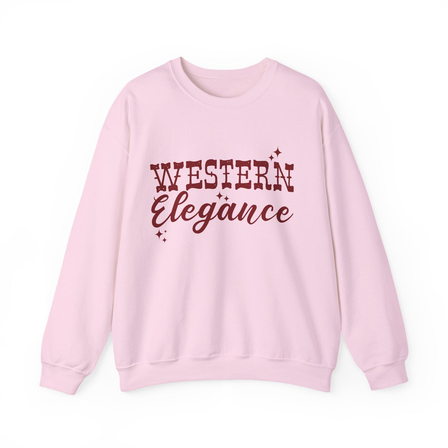 Western Elegance Sweatshirt — Vintage Cowgirl Graphic Crewneck