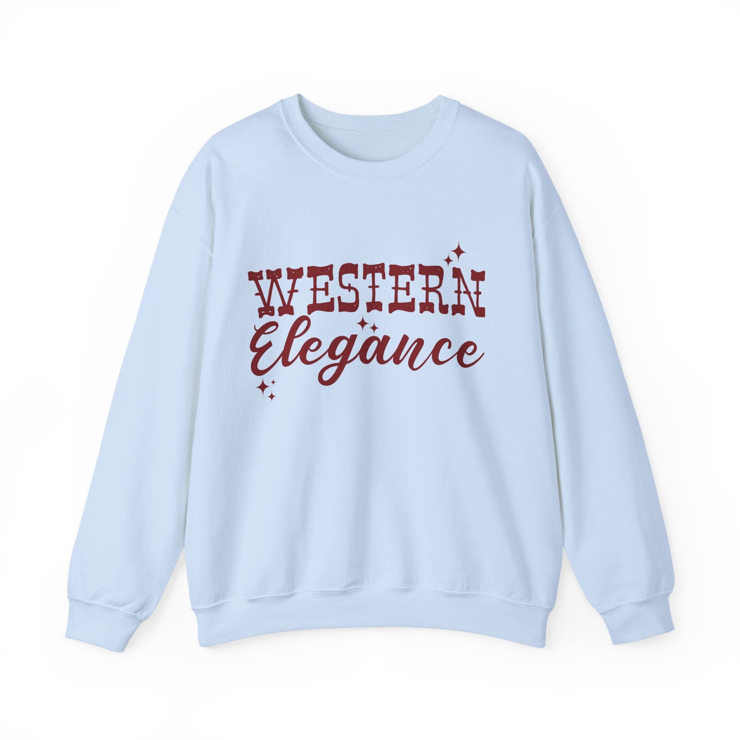 Western Elegance Sweatshirt — Vintage Cowgirl Graphic Crewneck