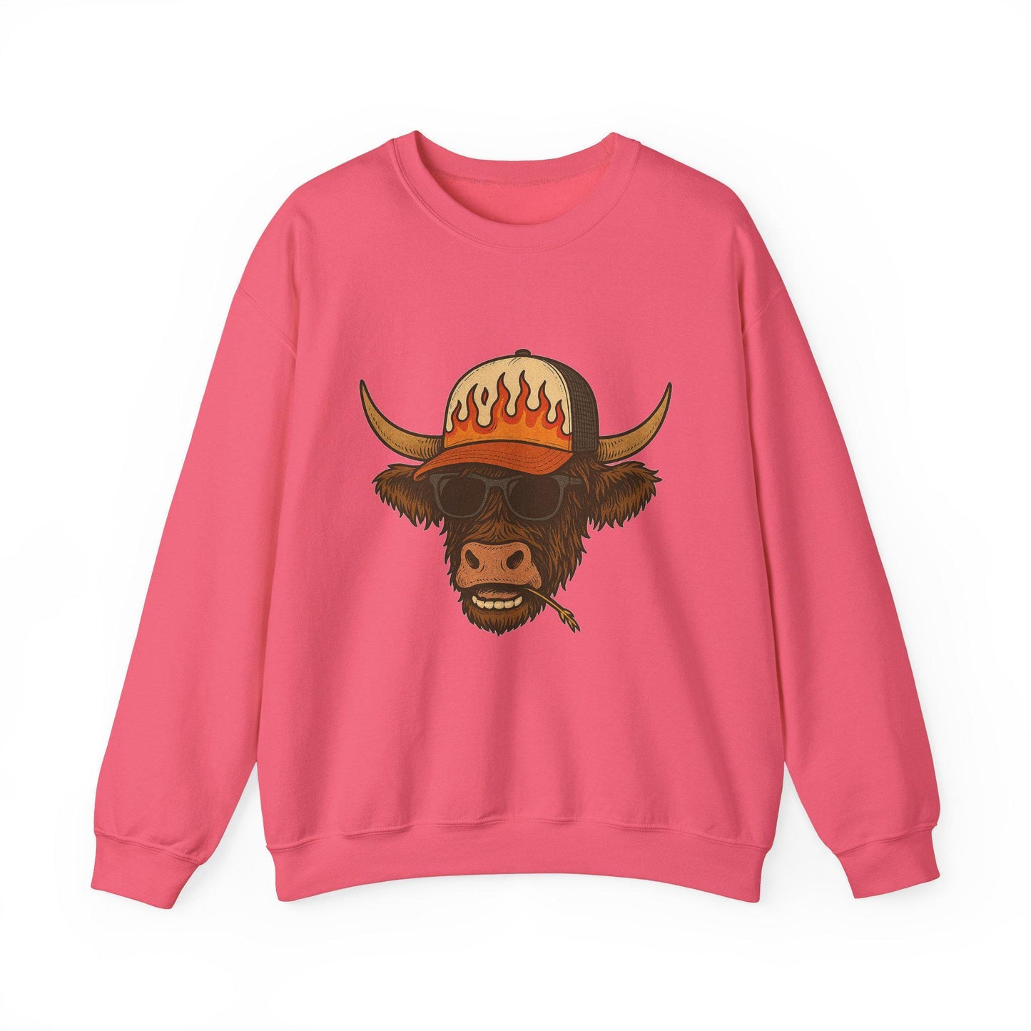 Cute Cow in trucker hat western png graphic digital download for sublimation or dtf