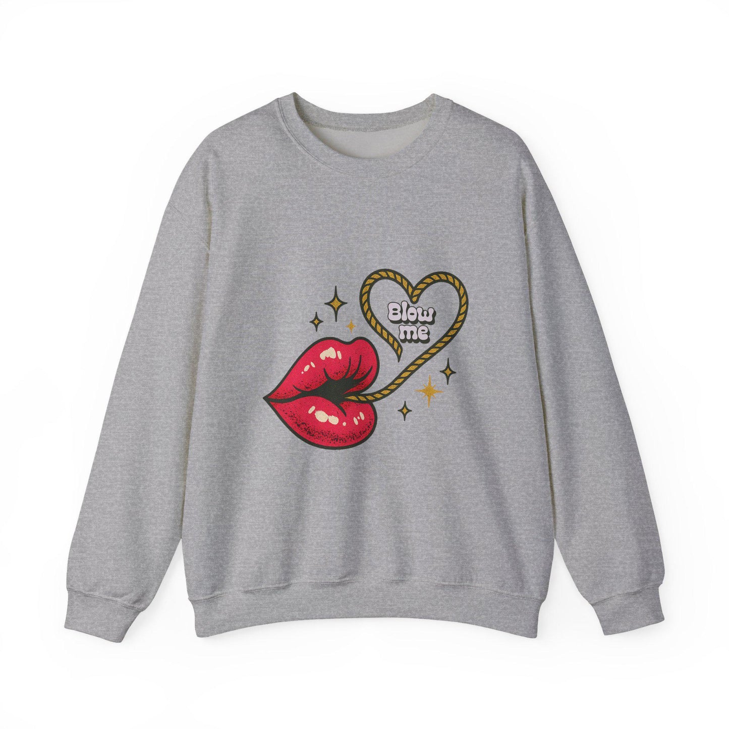 Retro Lips “Blow Me” PNG | Cheeky Valentine Sublimation | Edgy DTF T‑Shirt Design