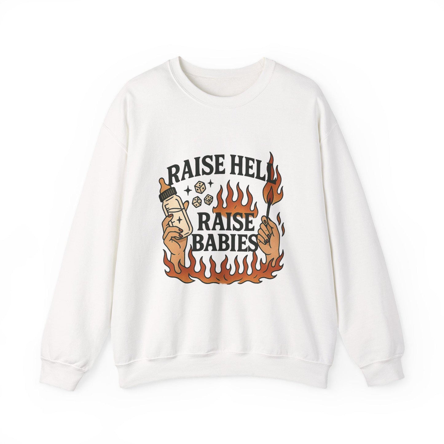 Raise hell raise babies yallternative edgy mama PNG graphic INSTANT digital download for tshirt sublimation or dtf