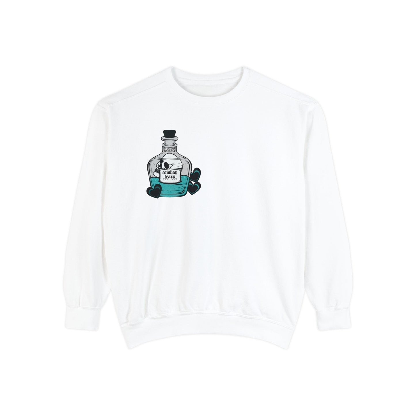 yallternative Rebel of the rodeo Graphic western cowgirl celestial skull cowboy tears potion bottle png