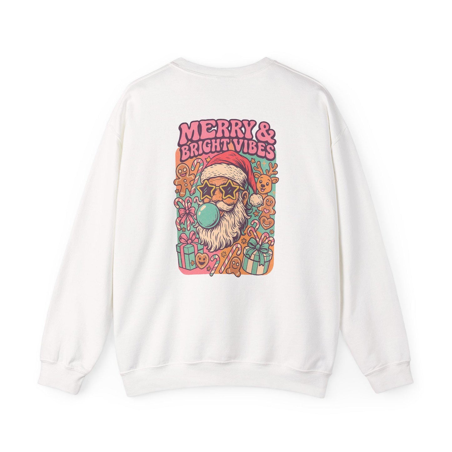 Groovy Christmas santa bubblegum PNG graphic digital downloads for tshirt sublimation or dtf