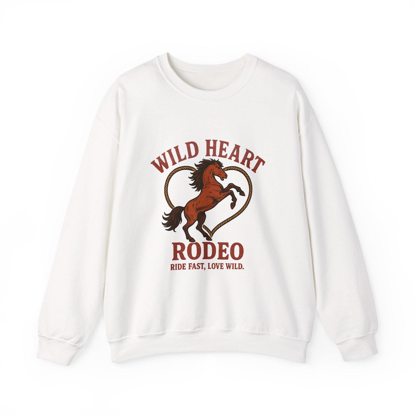 Western "Wild heart rode" horse and lasso heart png graphic INSTANT digital download for tshirt sublimation or dtf