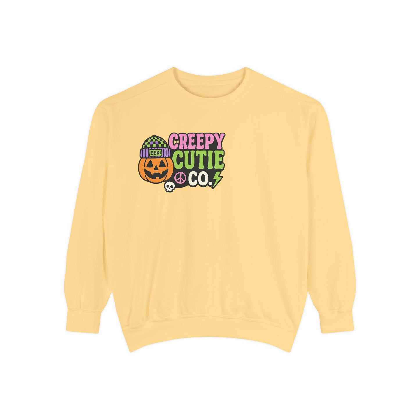 Halloween "creepy cutie" groovy pumpkin INSTANT digital download for tshirt sublimation or dtf