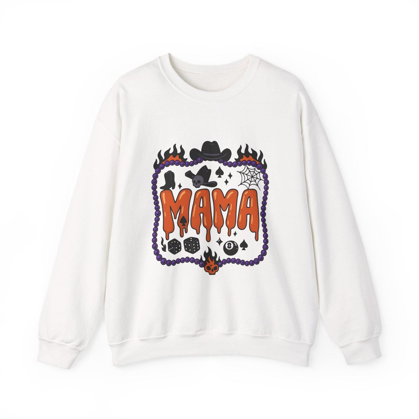 Halloween spooky "MAMA" 8ball dice PNG graphic INSTANT digital download for tshirt sublimation or dtf