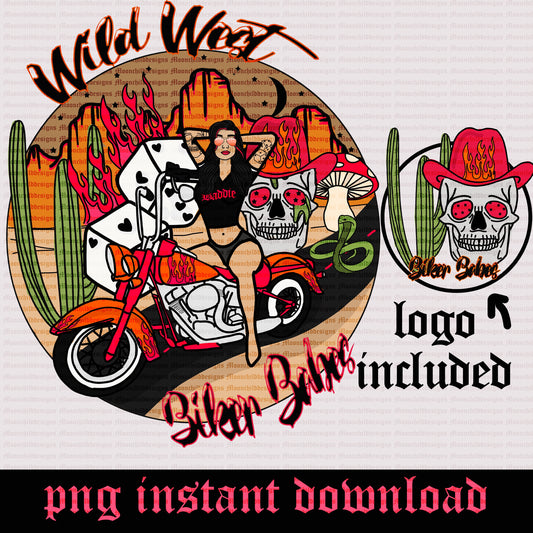 Western Biker babes Png Desert Cactus skull snake Yallternative trippy designs instant digital downloads cowgirl pink punchy tshirt pngs