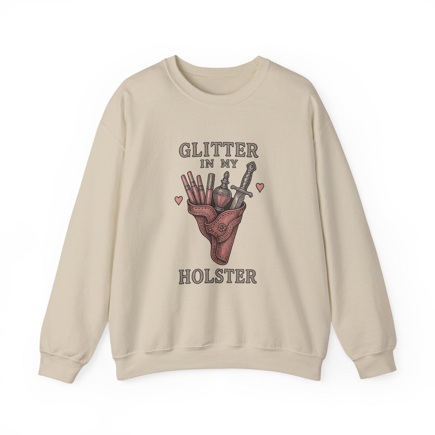 Western "glitter in my holster" PNG graphic INSTANT digital download for tshirt sublimation or dtf
