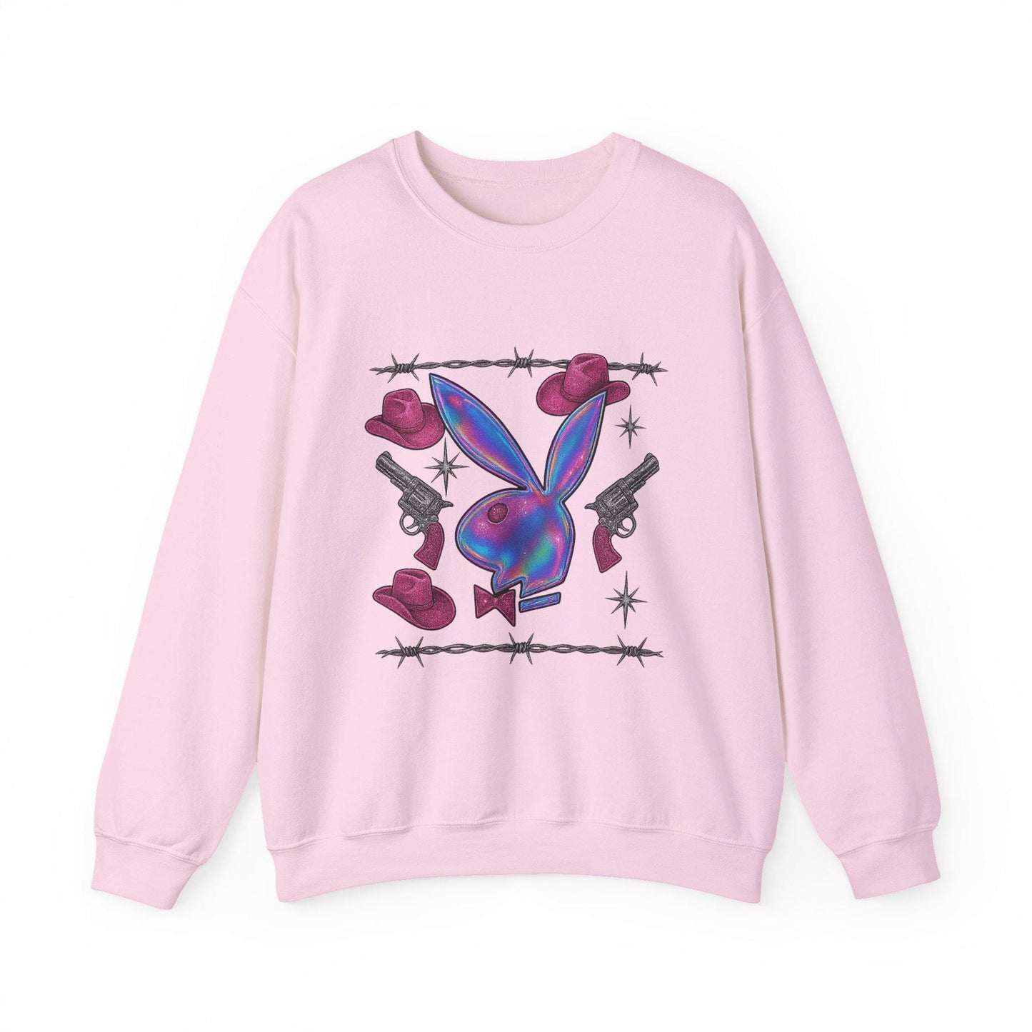 Edgy western yallternative meets glam playboy cowgirl PNG graphic INSTANT digital download for tshirt sublimation or dtf