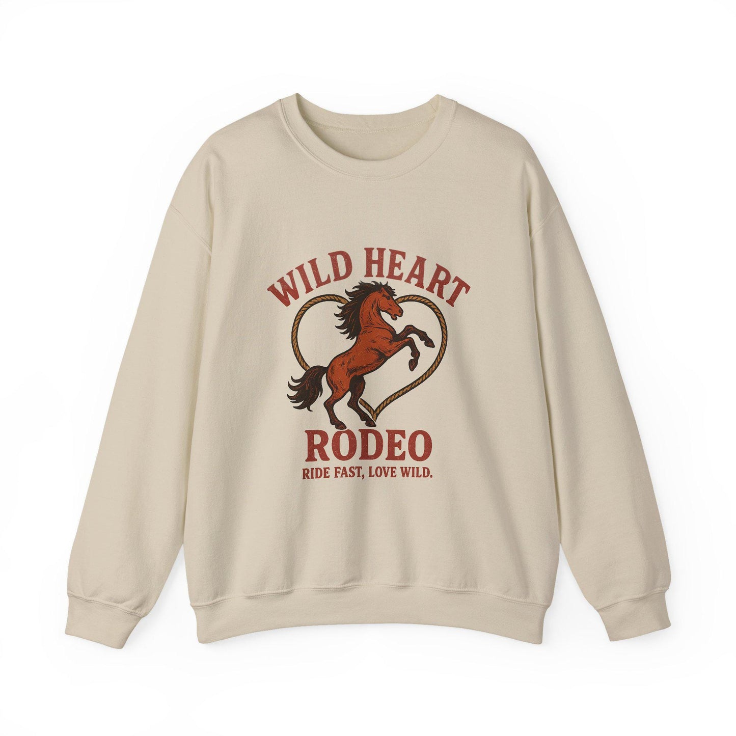 Western "Wild heart rode" horse and lasso heart png graphic INSTANT digital download for tshirt sublimation or dtf