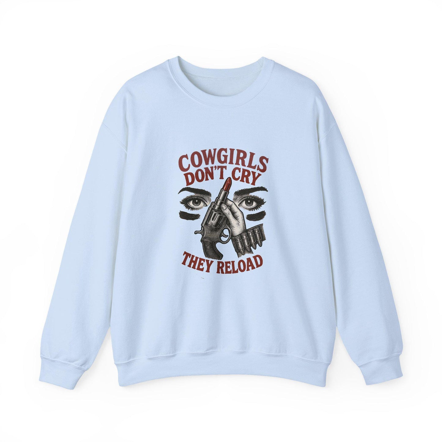 Western cowgirls dont cry they reload lipstick png graphic INSTANT digital download for tshirt sublimation or dtf