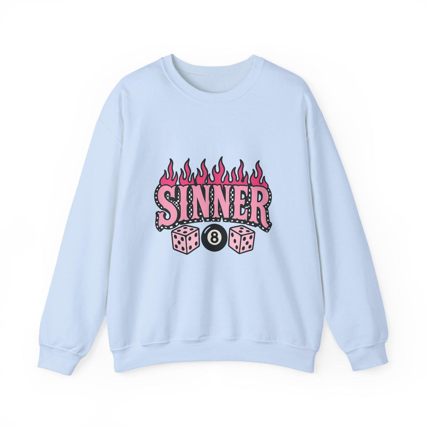 Edgy yallternative 8ball dice "sinner" PNG graphic INSTANT digital download for tshirt sublimation or dtf