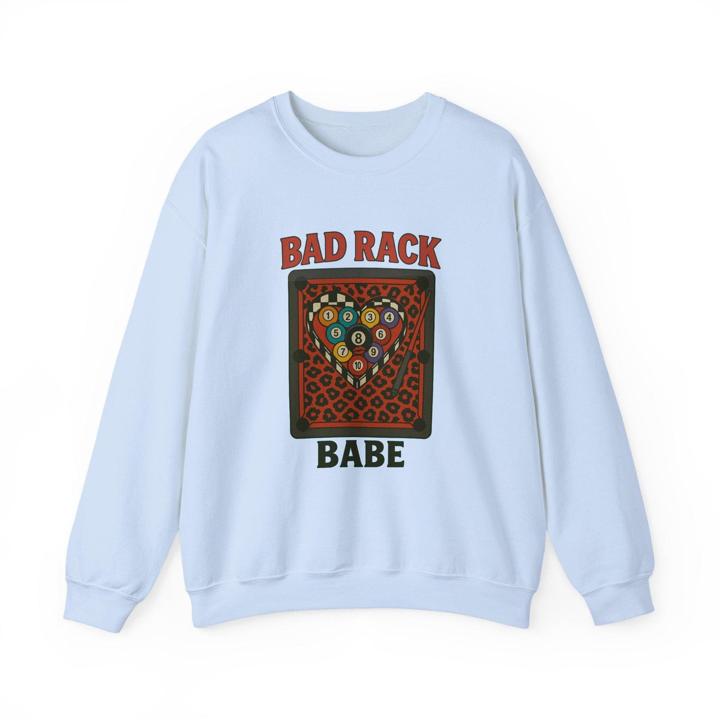 Bad rack babe heart shaped checkered rack 8 ball cheetah print pool table graphic digital download for tshirt sublimation or dtf