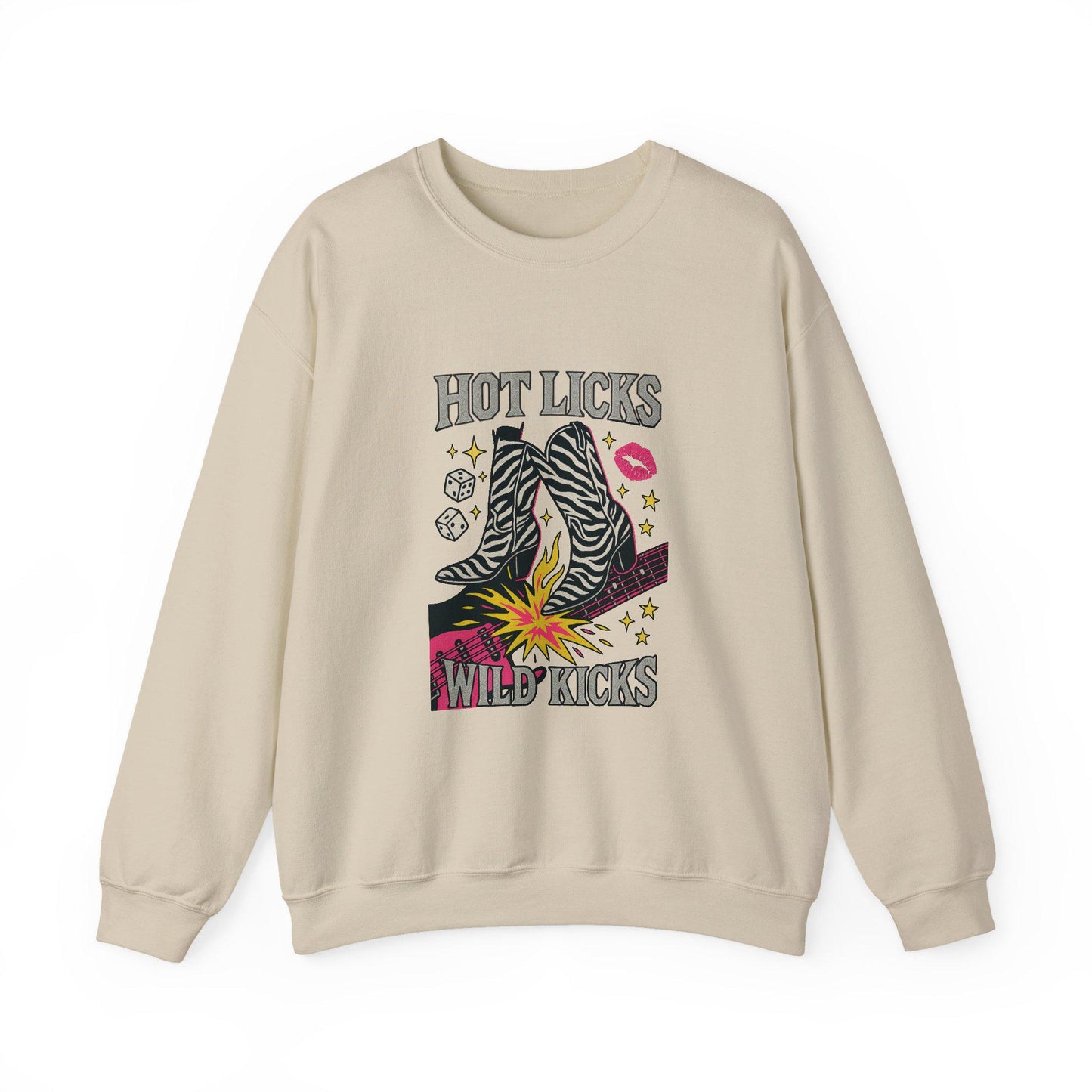 Western 80s inspired cowgirl boots guitar dice lip PNG graphic INSTANT digital download for tshirt sublimation or dtf