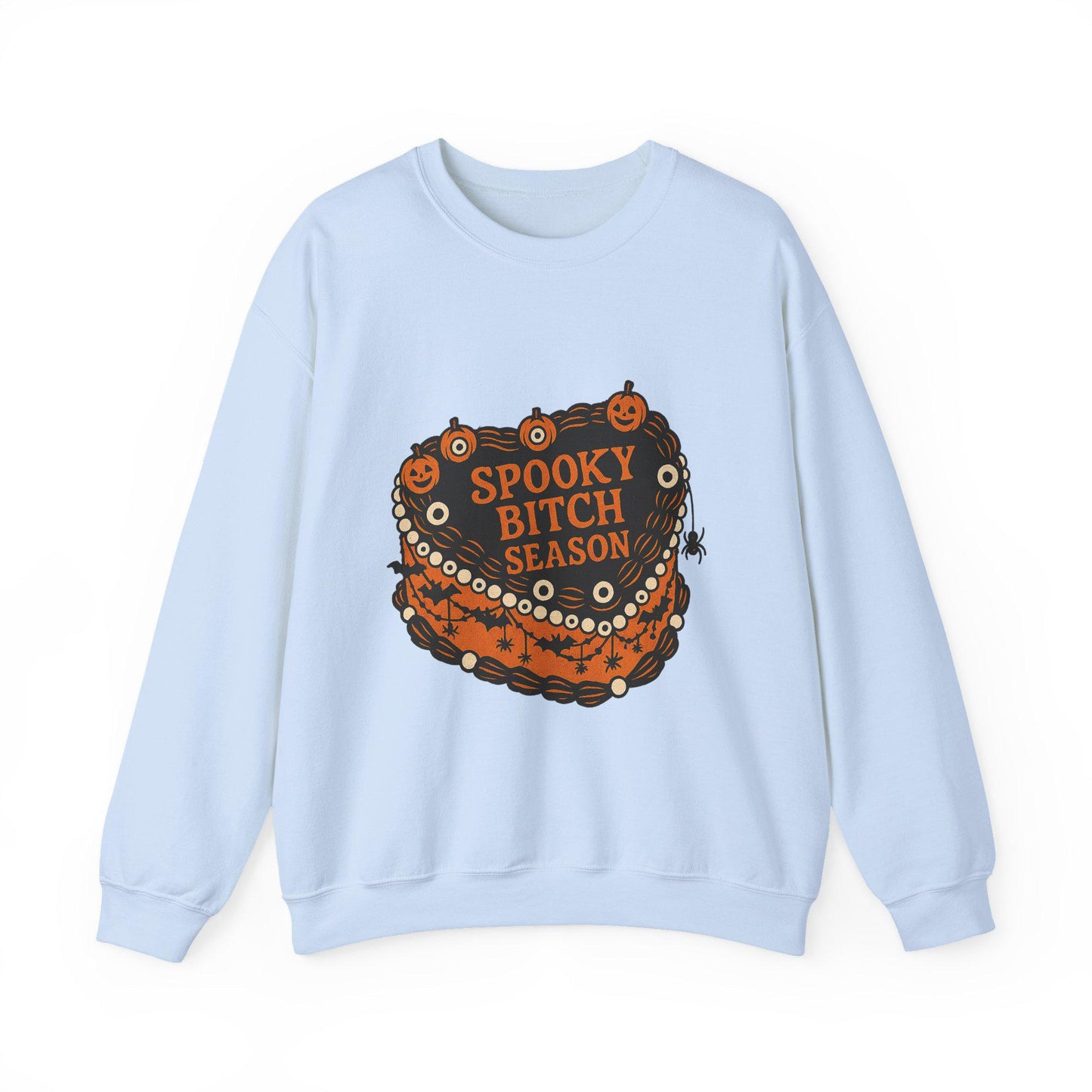 Spooky edgy fall/Halloween spooky season vintage cake PNG graphic INSTANT digital download for tshirt sublimation or dtf