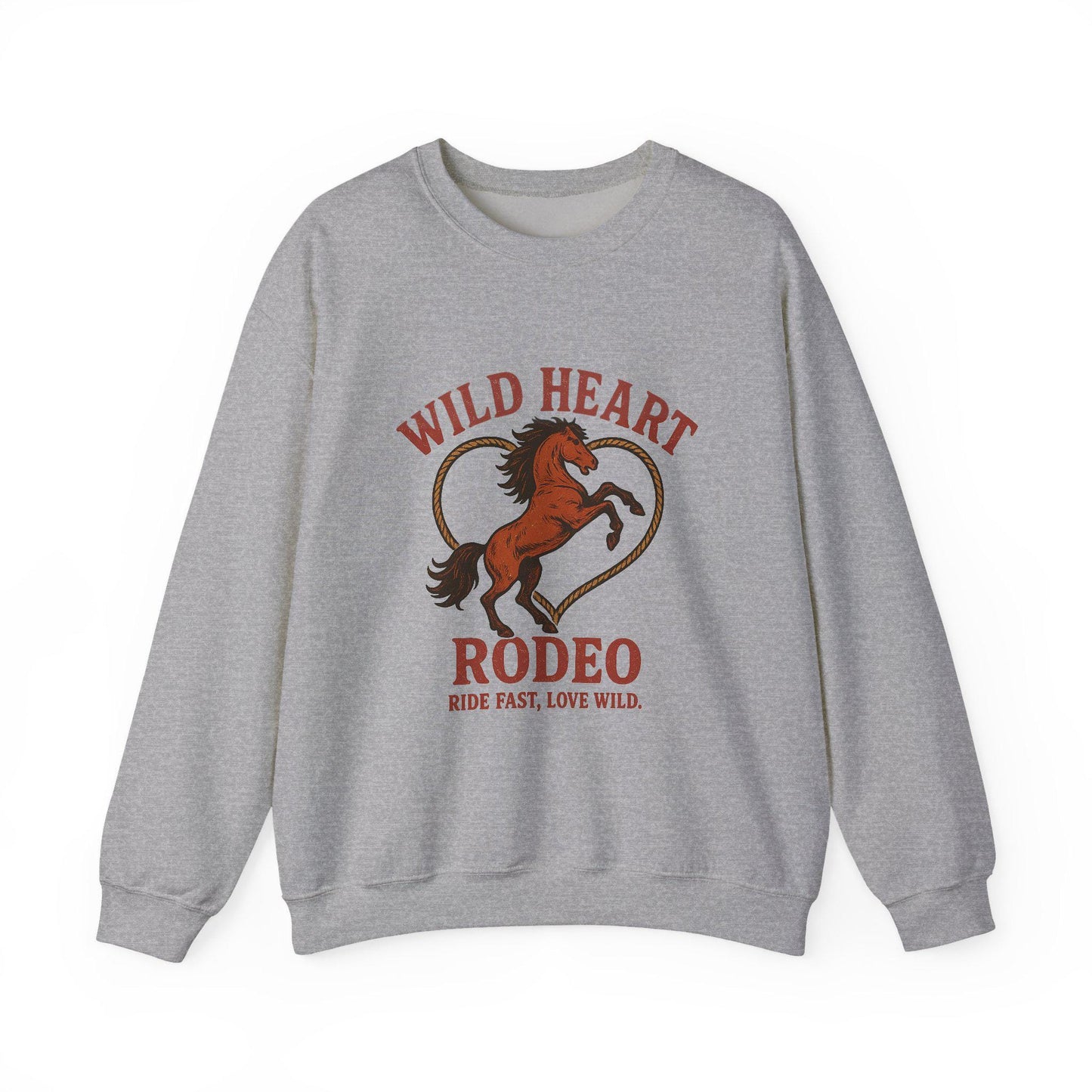 Western "Wild heart rode" horse and lasso heart png graphic INSTANT digital download for tshirt sublimation or dtf