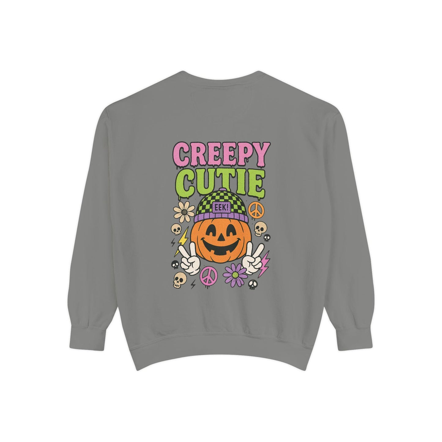 Halloween "creepy cutie" groovy pumpkin INSTANT digital download for tshirt sublimation or dtf