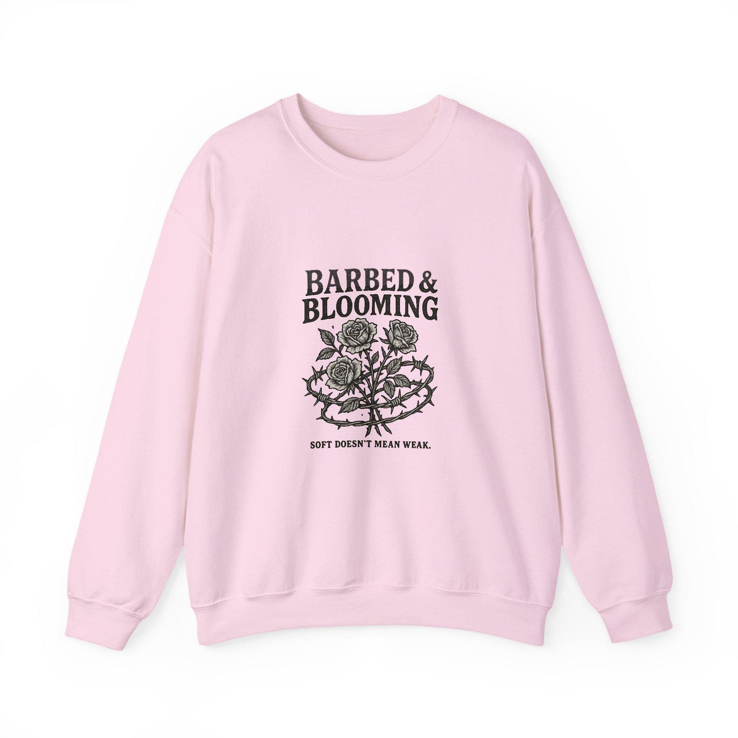Barbed & blooming rose PNG graphic INSTANT digital download for tshirt sublimation or dtf