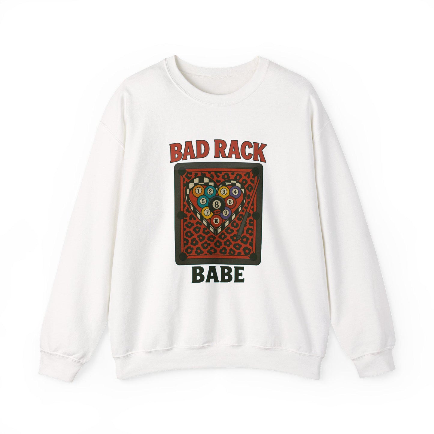 Bad rack babe heart shaped checkered rack 8 ball cheetah print pool table graphic digital download for tshirt sublimation or dtf