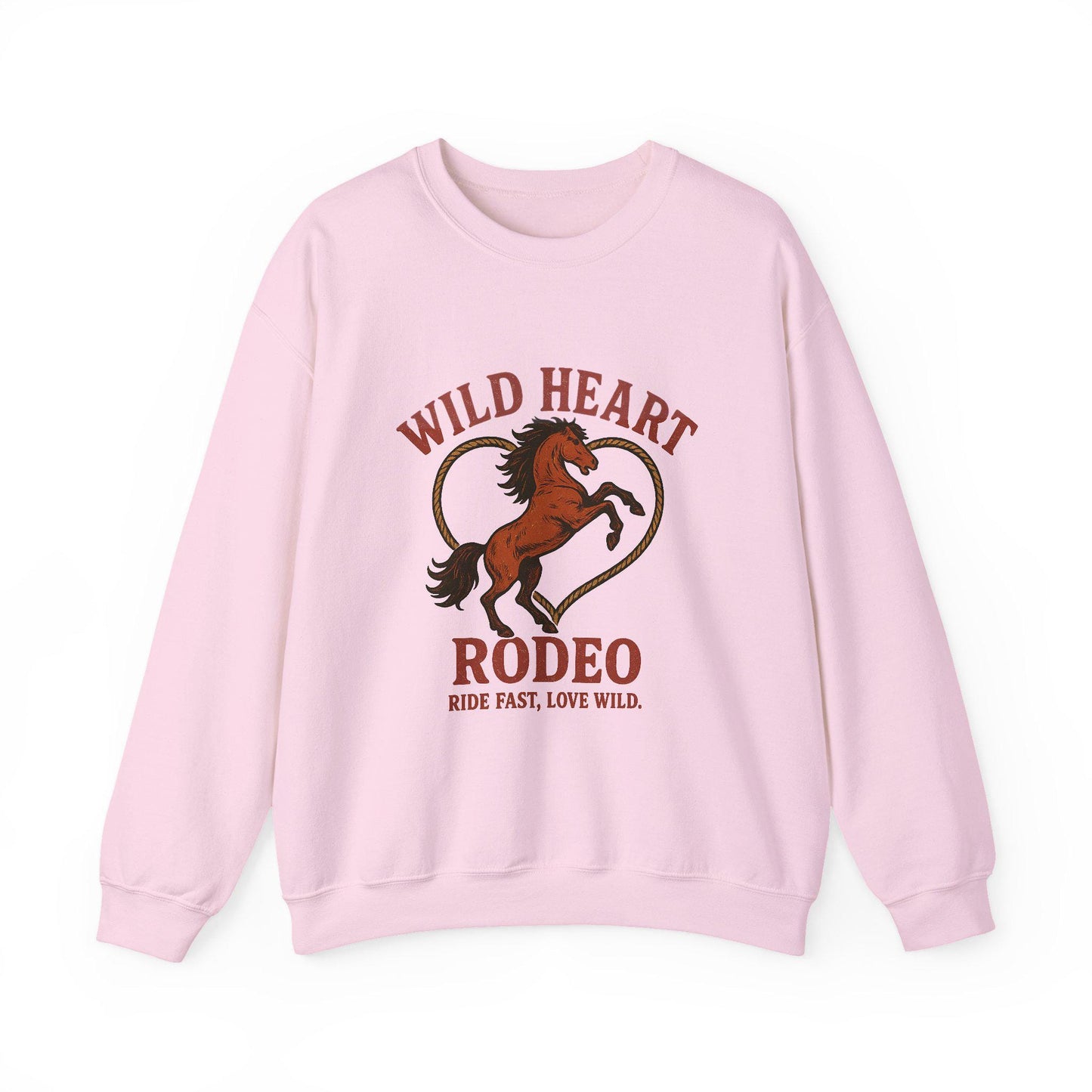 Western "Wild heart rode" horse and lasso heart png graphic INSTANT digital download for tshirt sublimation or dtf