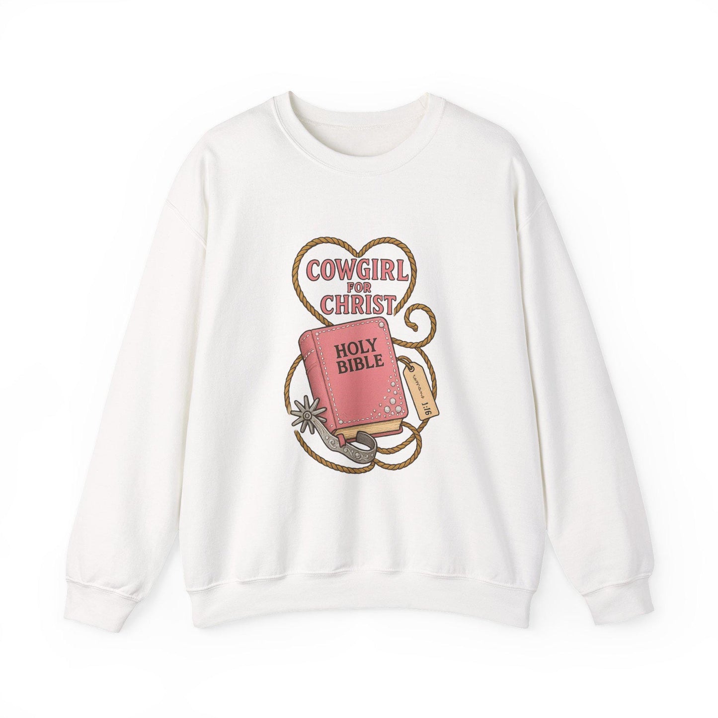 Western "Cowgirl For Christ" holy bible lasso spur PNG graphic INSTANT digital download for tshirt sublimation or dtf