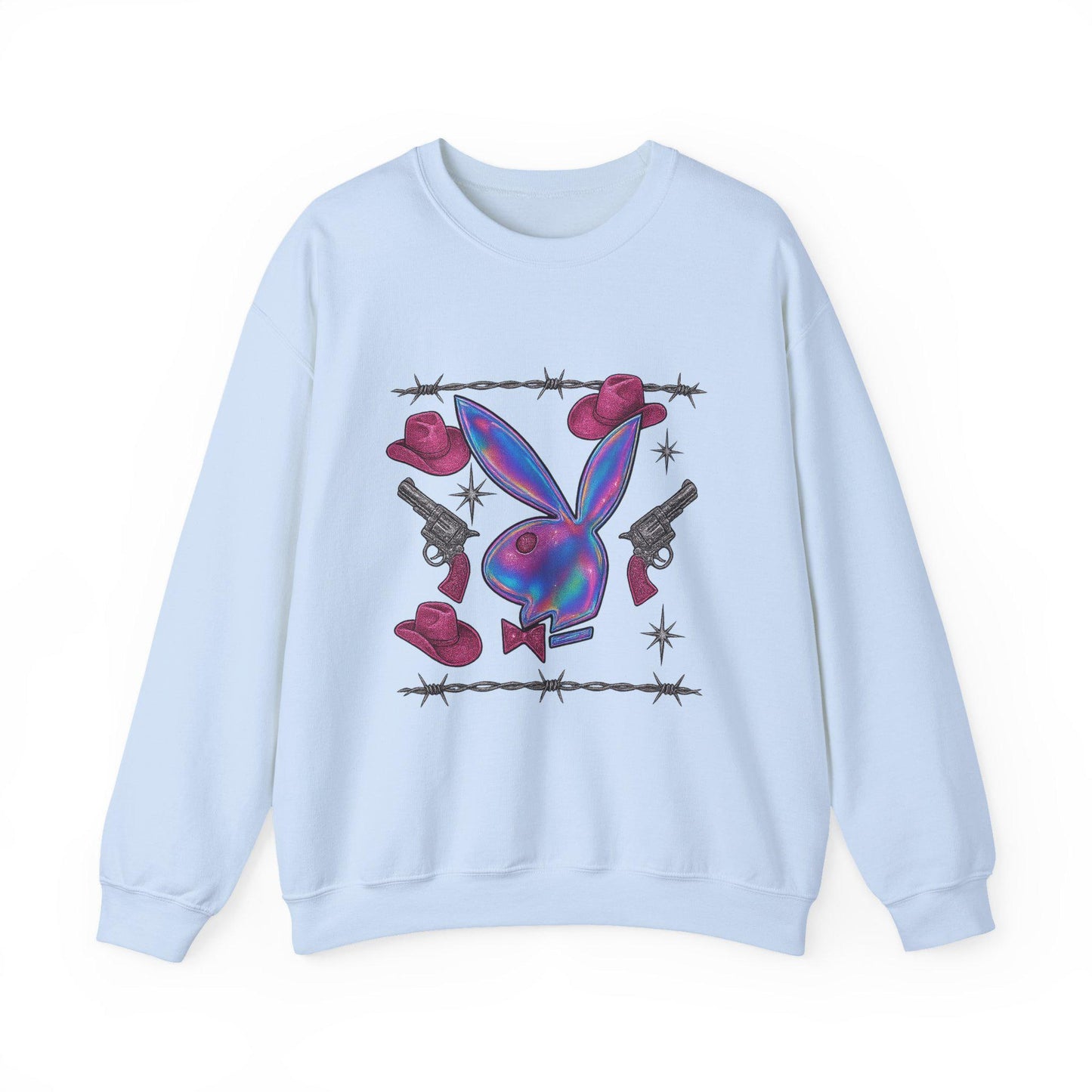 Edgy western yallternative meets glam playboy cowgirl PNG graphic INSTANT digital download for tshirt sublimation or dtf