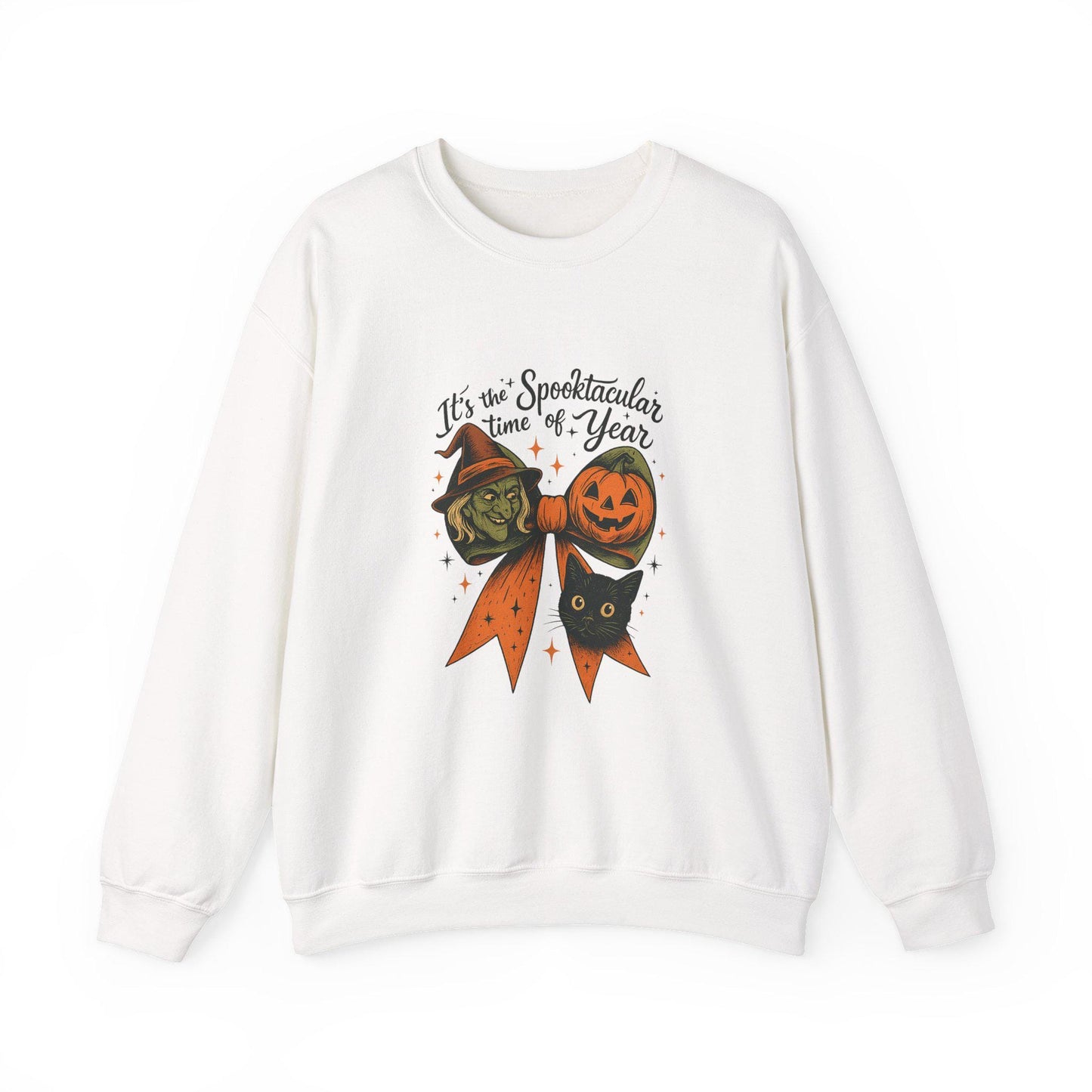 Spooky witch pumpkin cat bow PNG graphic INSTANT digital download for tshirt sublimation or dtf