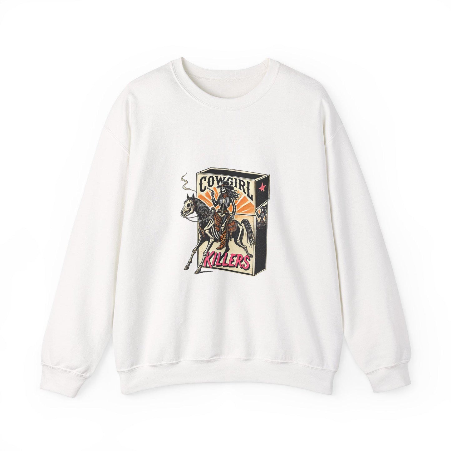 Yallternative edgy grunge Western Cowgirl killers skeleton cowgirl horse PNG digital download for sublimation or dtf