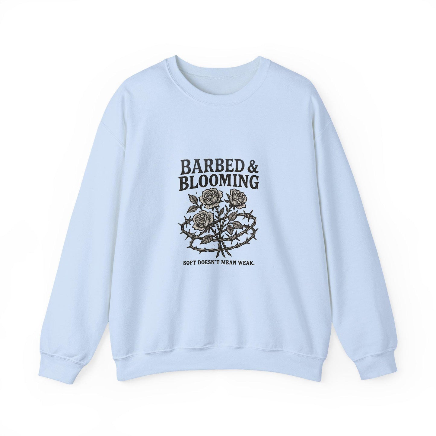 Barbed & blooming rose PNG graphic INSTANT digital download for tshirt sublimation or dtf
