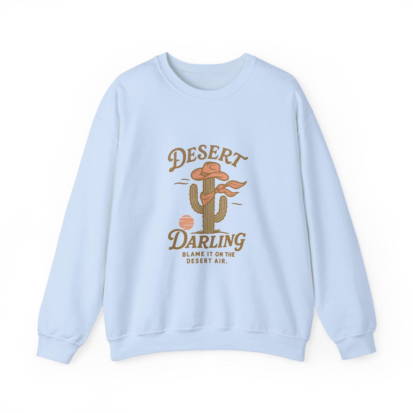 Western "Desert darling" cactus and cowgirl hat PNG graphic INSTANT digital download for tshirt sublimation or dtf