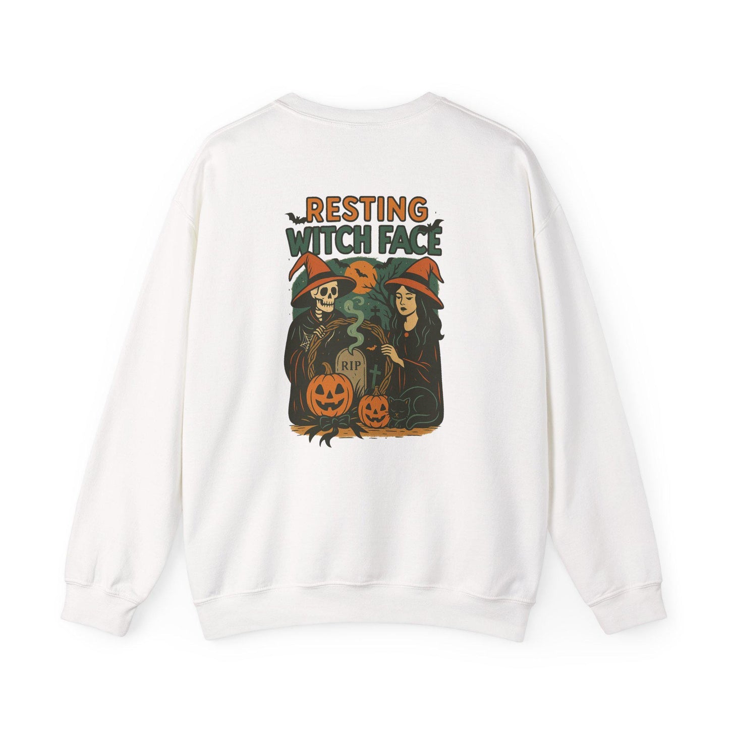 Halloween "resting witch face" vintage graphic digital download for tshirt sublimation or dtf