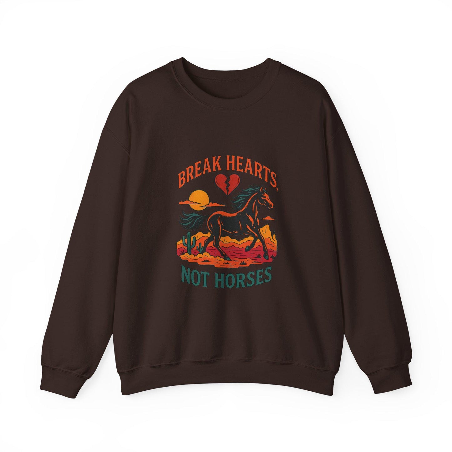 Western break hearts not horses png graphic INSTANT digital download for tshirt sublimation or dtf