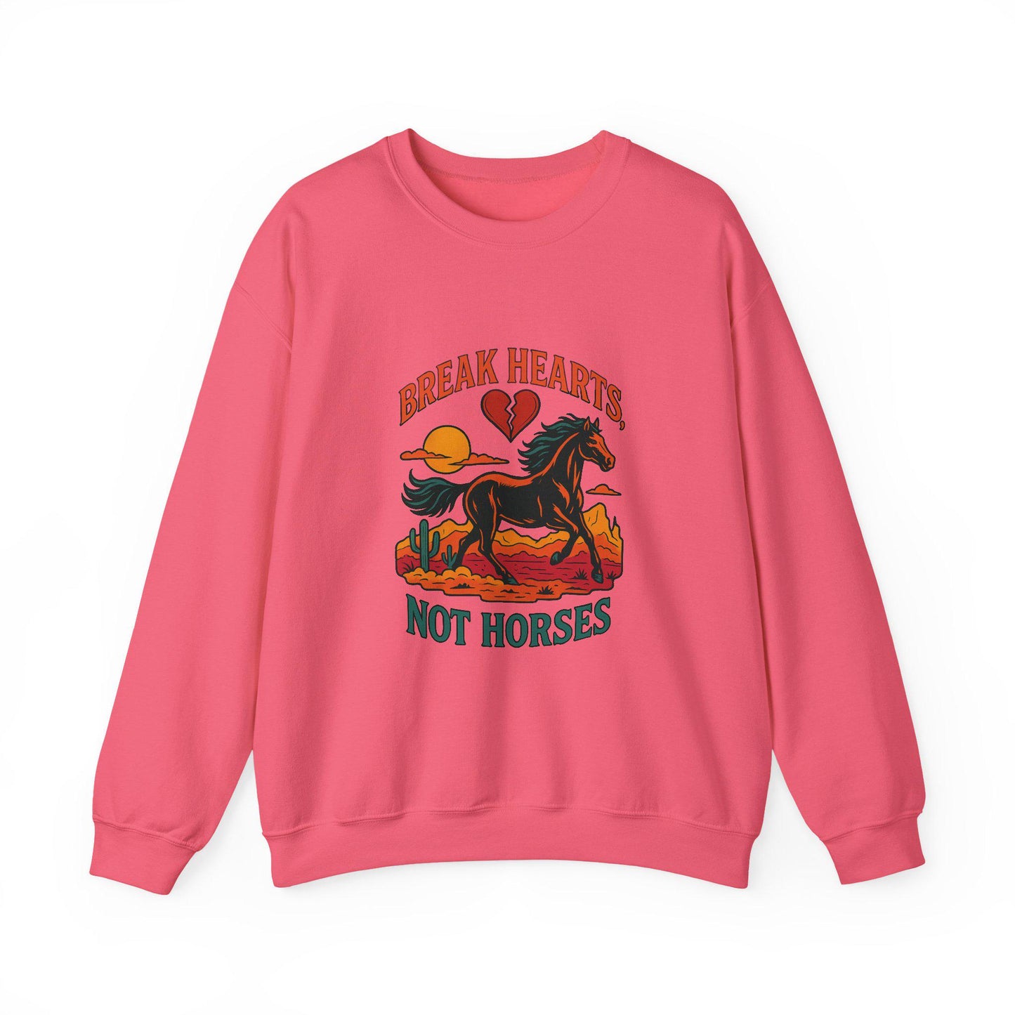 Western break hearts not horses png graphic INSTANT digital download for tshirt sublimation or dtf