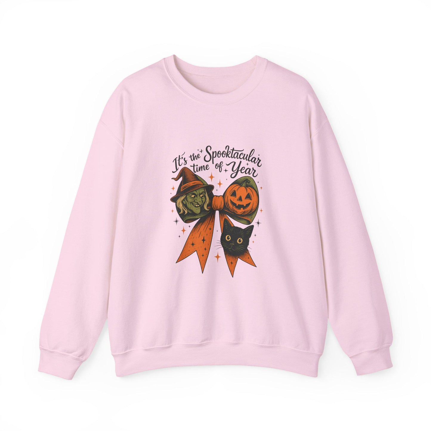 Spooky witch pumpkin cat bow PNG graphic INSTANT digital download for tshirt sublimation or dtf