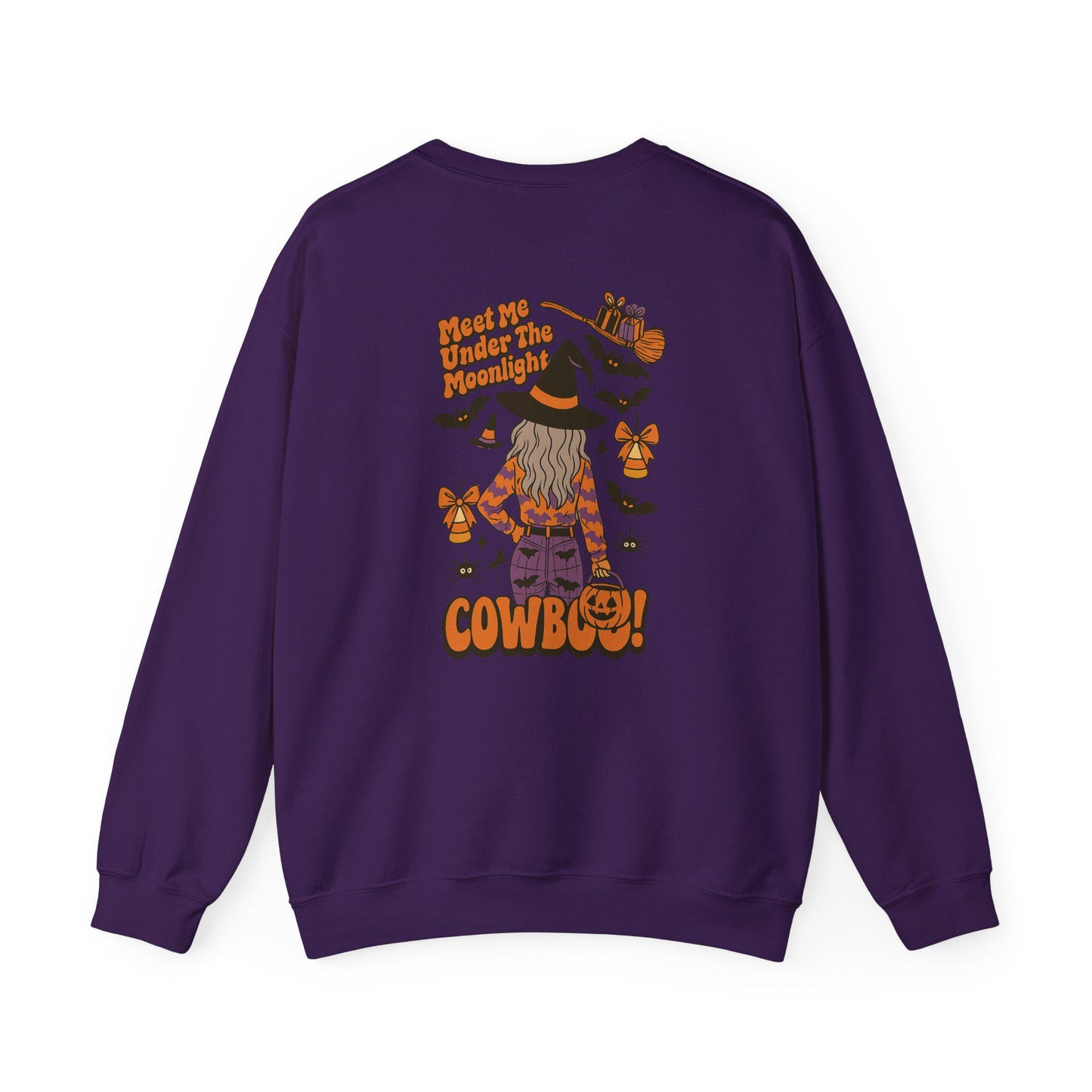 Western Halloween "meet me under the monlight, cowboo!" witchy cowgirl PNG graphic  INSTANT digital download for tshirt sublimation or dtf