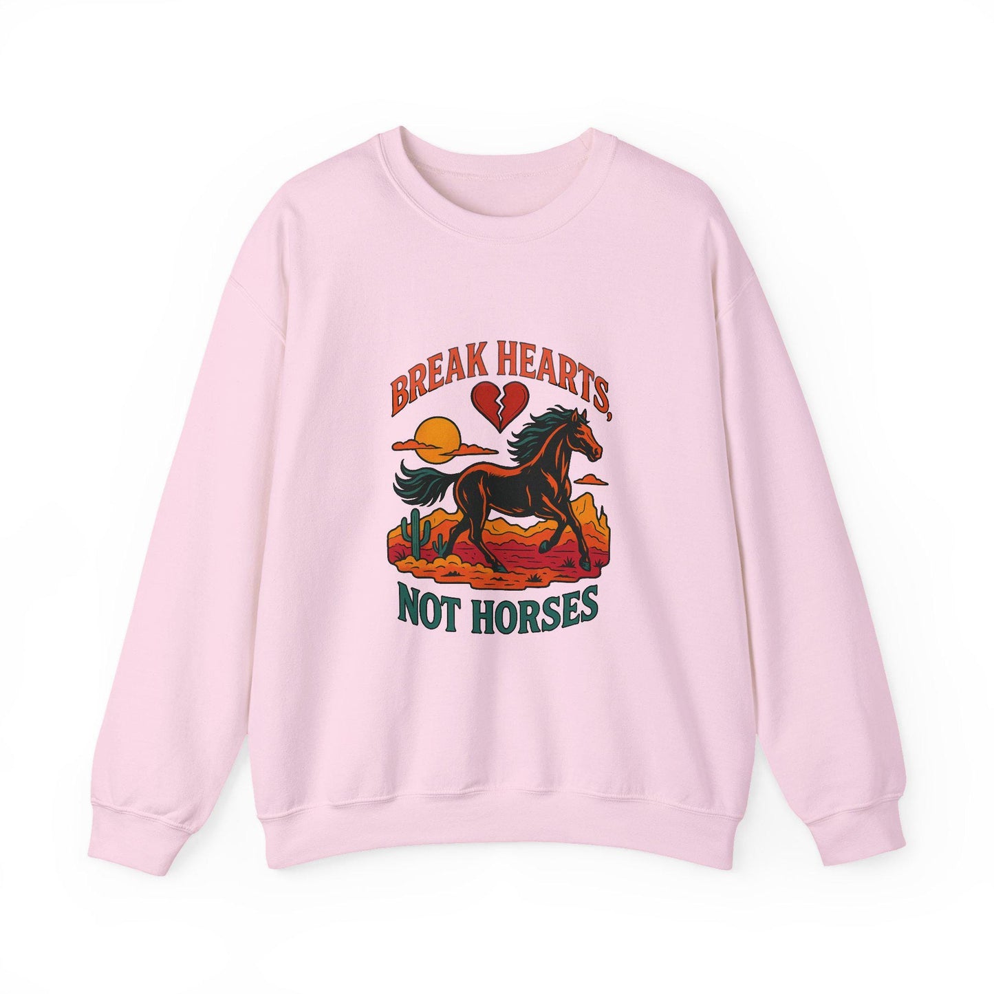 Western break hearts not horses png graphic INSTANT digital download for tshirt sublimation or dtf