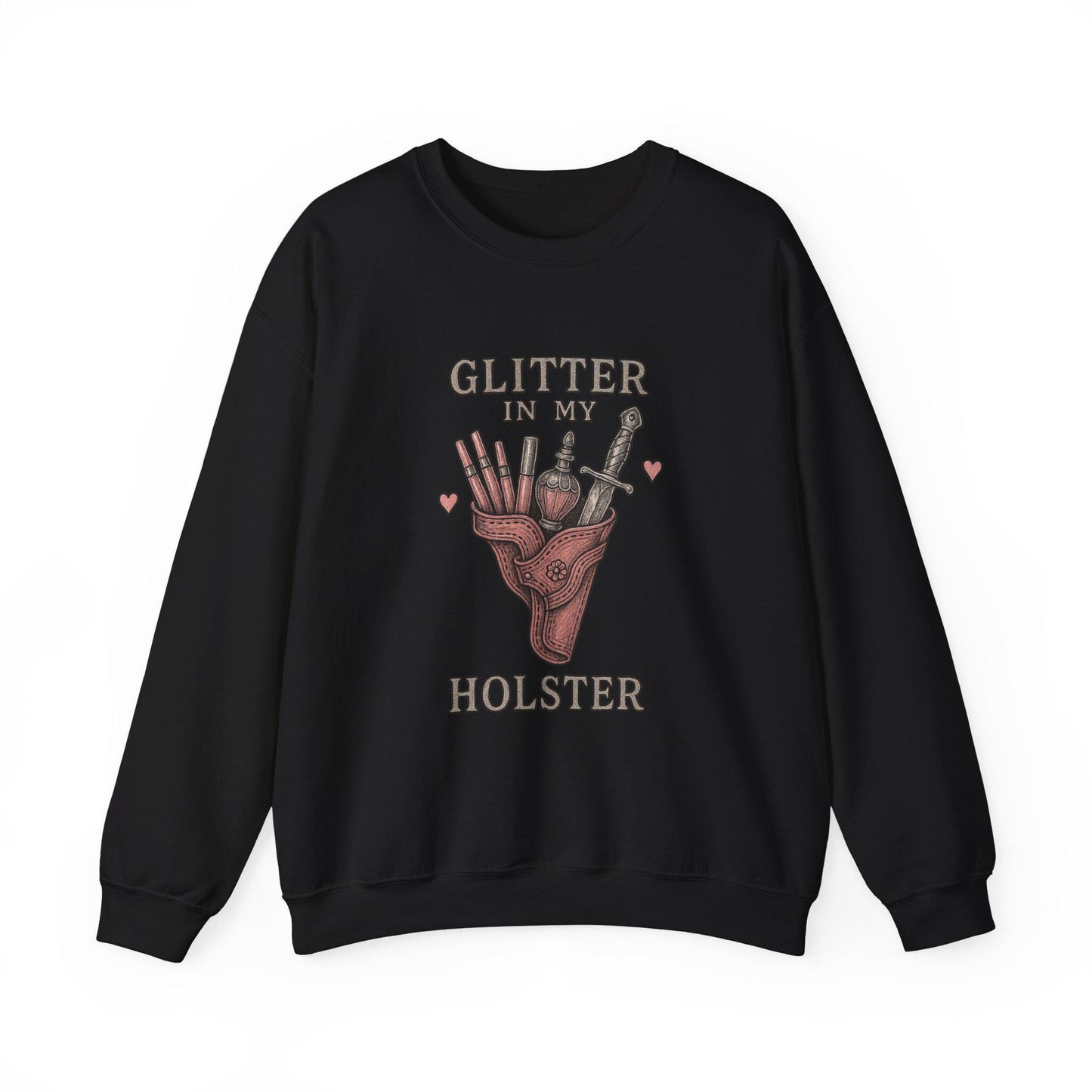 Western "glitter in my holster" PNG graphic INSTANT digital download for tshirt sublimation or dtf