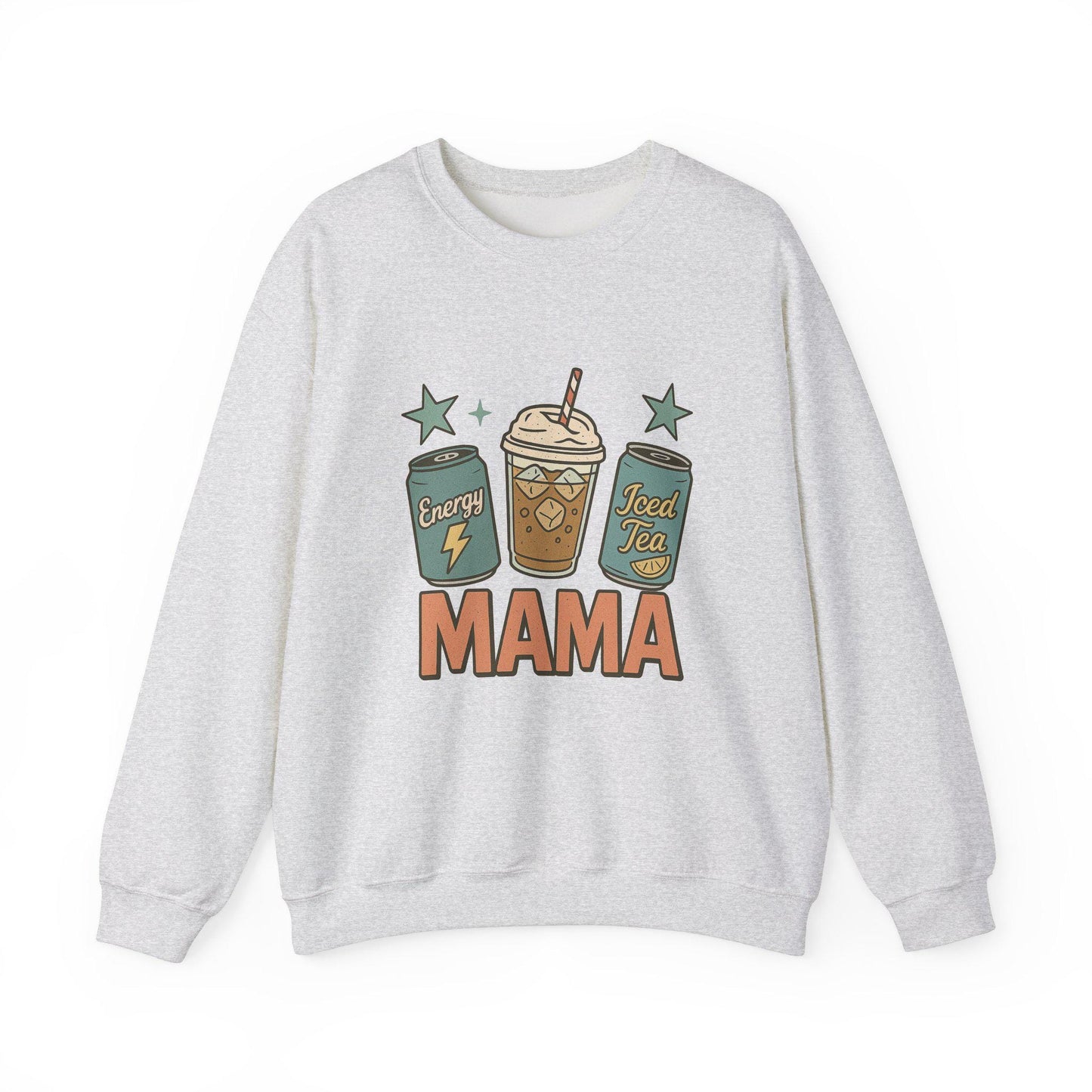 Mama energy drink mom life iced tea fun design png graphic digital download for tshirt sublimation or dtf