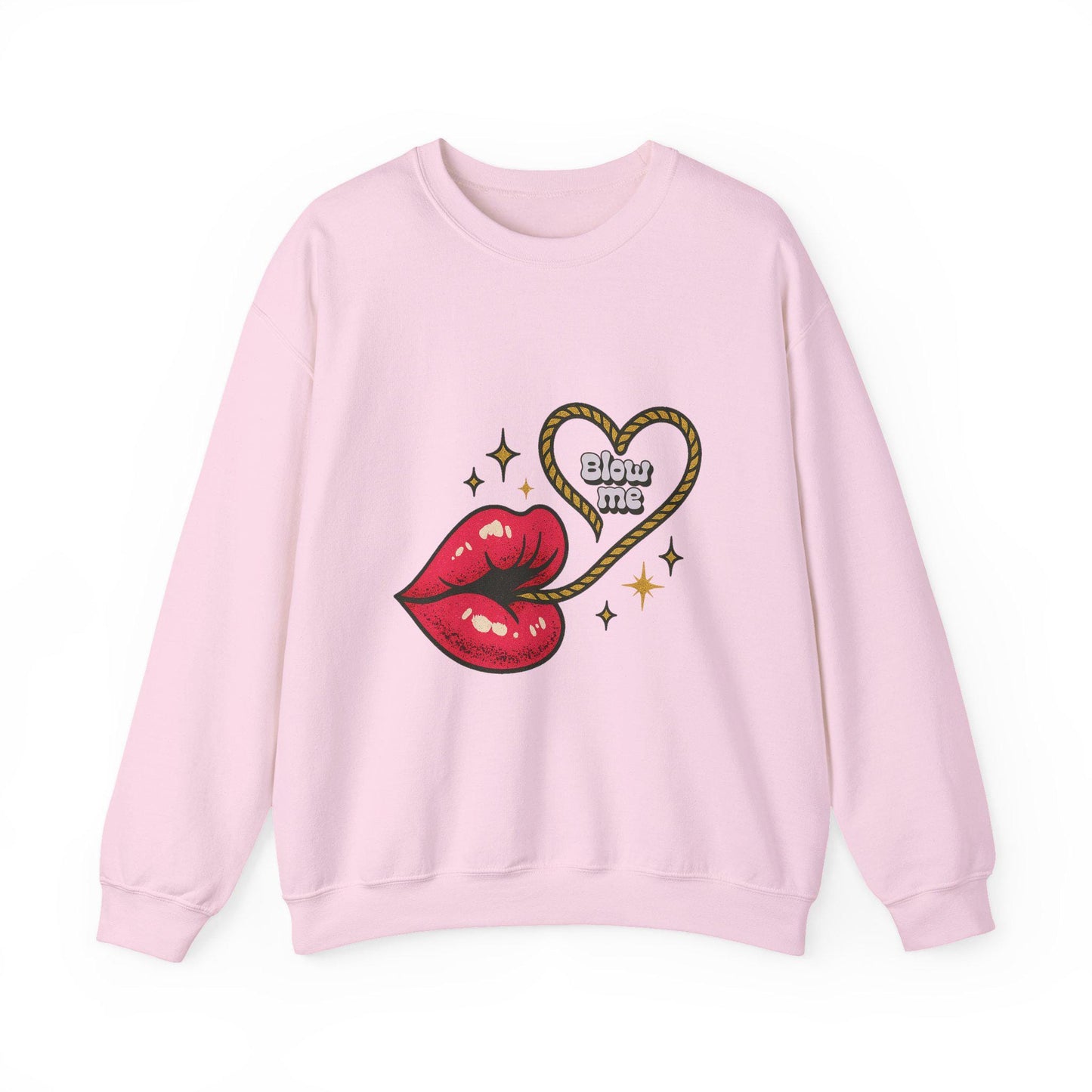 Retro Lips “Blow Me” PNG | Cheeky Valentine Sublimation | Edgy DTF T‑Shirt Design