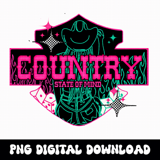 Country girl PNG | Country Music Graphic | Moto Biker Designs | Yallternative Download